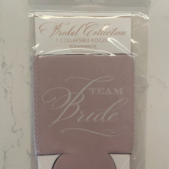 Rosannebeck Collections Bridal Collection Team Bride Drink Koozies set of 4, NWT - Picture 2 of 4